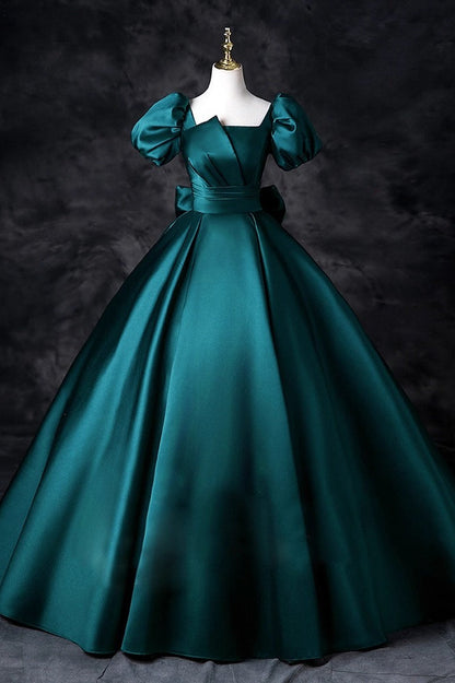 Satin Evening Gown Prom Dress