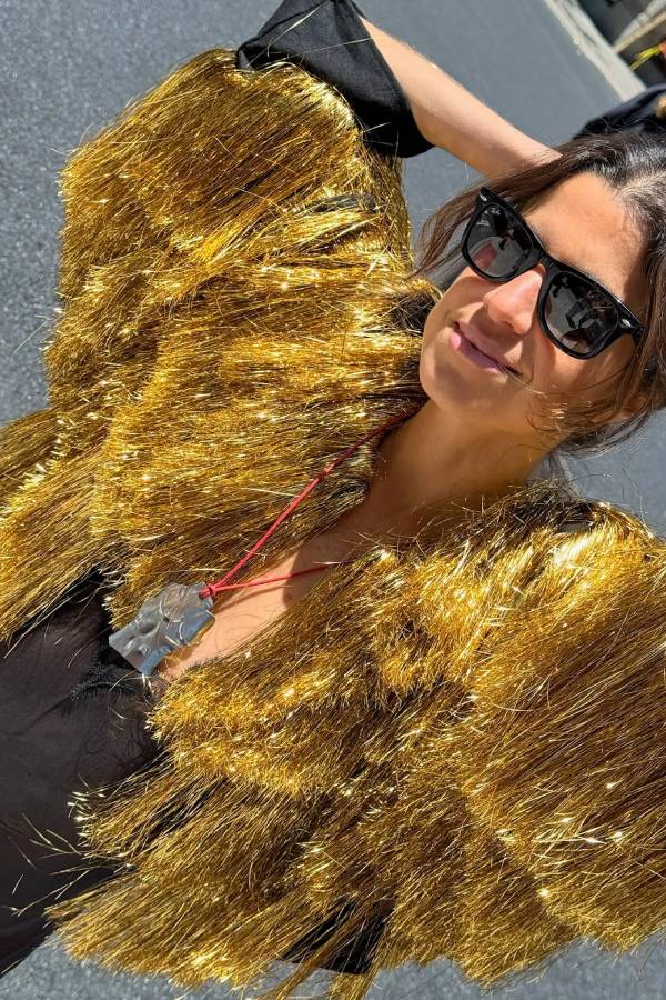 Gold Fringe Jacket