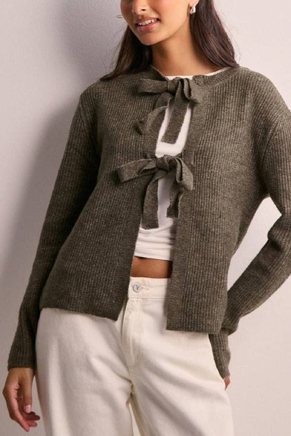 PCSILLY LS REV TIE KNIT NOOS BC
