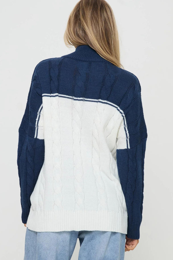 San Seb Quarter Zip Sweater