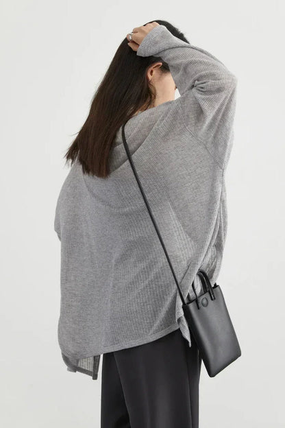 Lightweight V-Neck Knit Cardigan