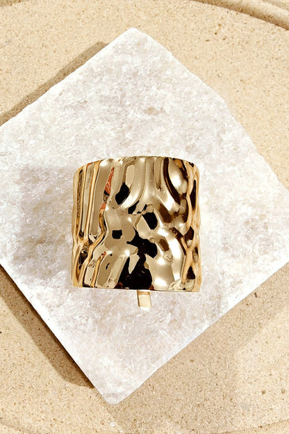 Geometric Metal U-Pin Hair Cuff