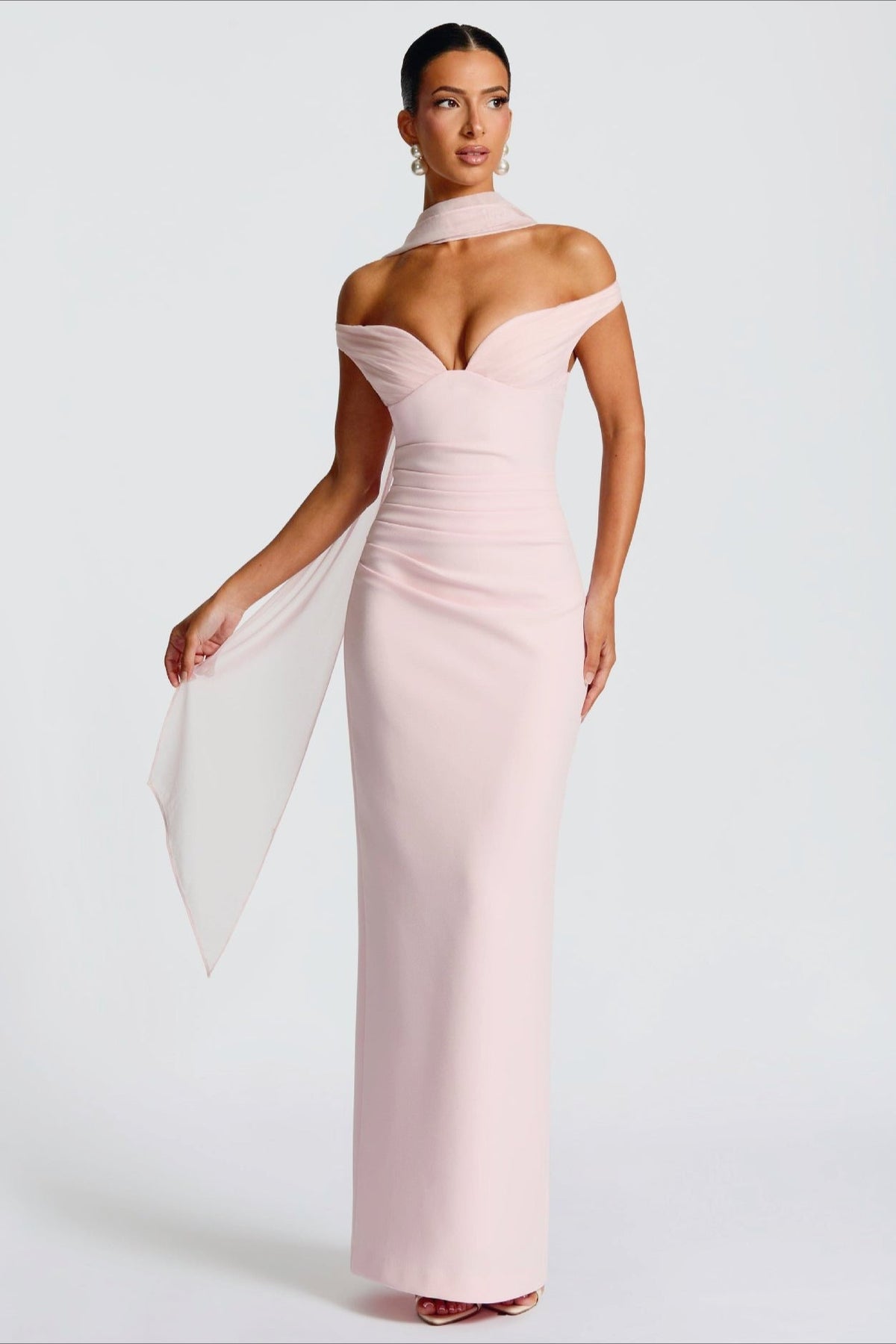 Stretch Off-Shoulder Bodycon Birthday Dress
