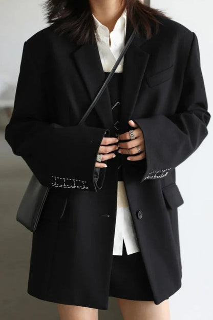 Loose Long Sleeve Office Blazer