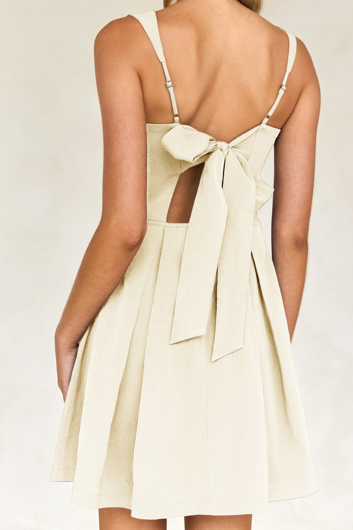 Elegant Butterfly Tie Spaghetti Strap Cocktail Dress