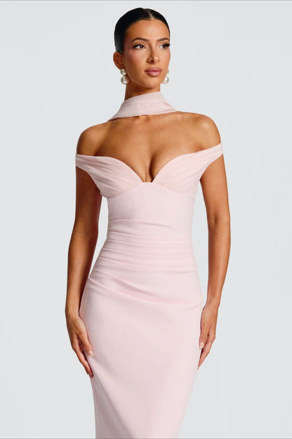 Stretch Off-Shoulder Bodycon Birthday Dress