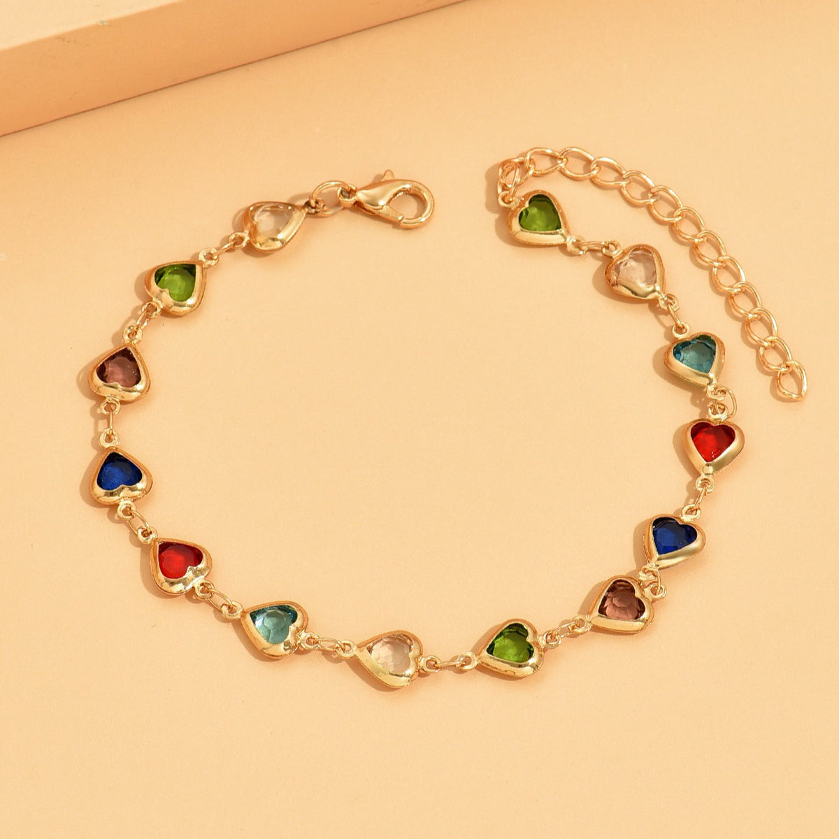 Heart Design Deluxe Chain Bracelet