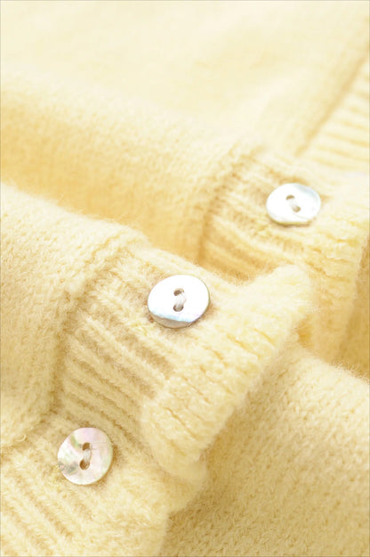 Single-Breasted Knit Cardigan