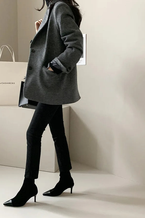 Versatile Wool Casual Blazer