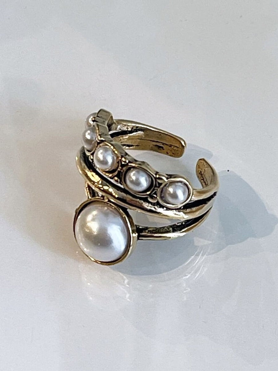 Pearlinlay Opening Ring