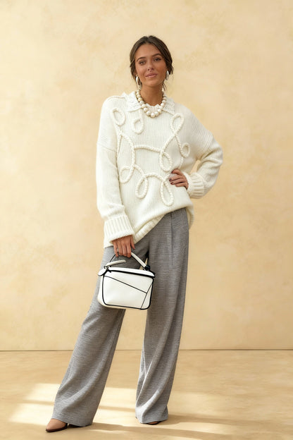 Old Money Knitted Sweater