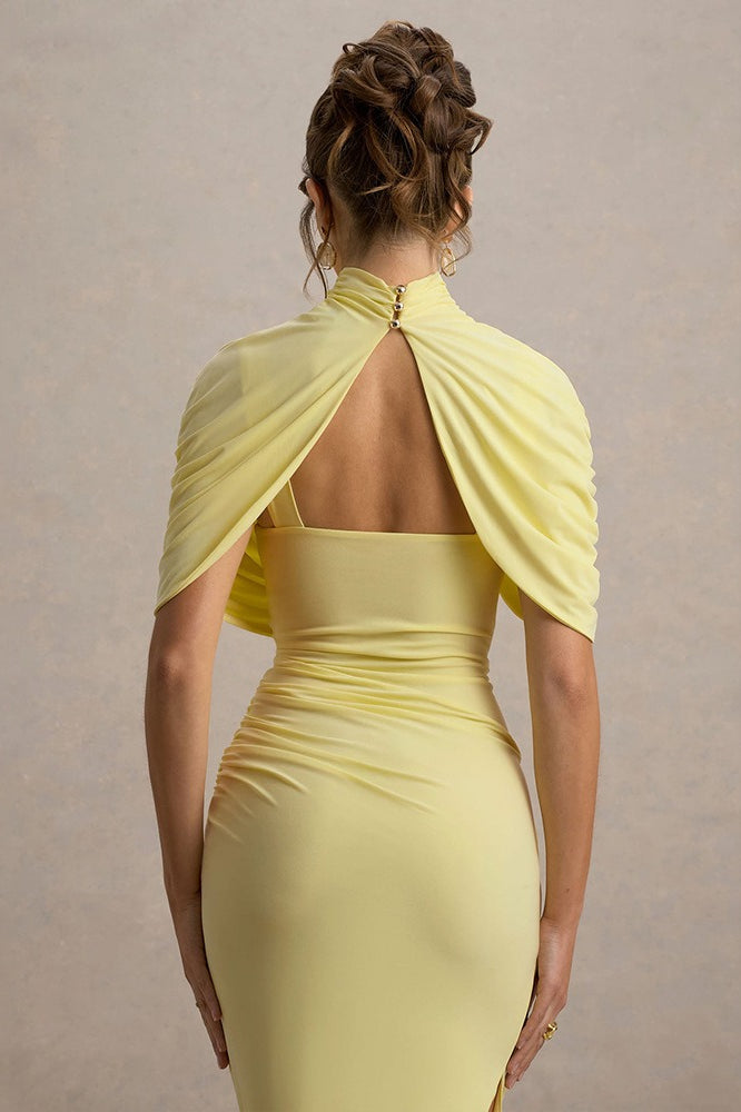 Slim Ruched Backless Chic Formal Dress