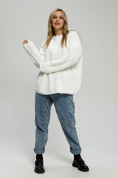 Loose Fit Pullover Knit Sweater