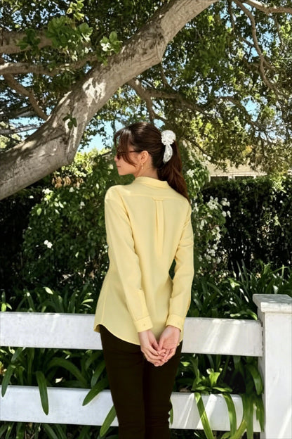 Cotton Loose Fit Office Blouse