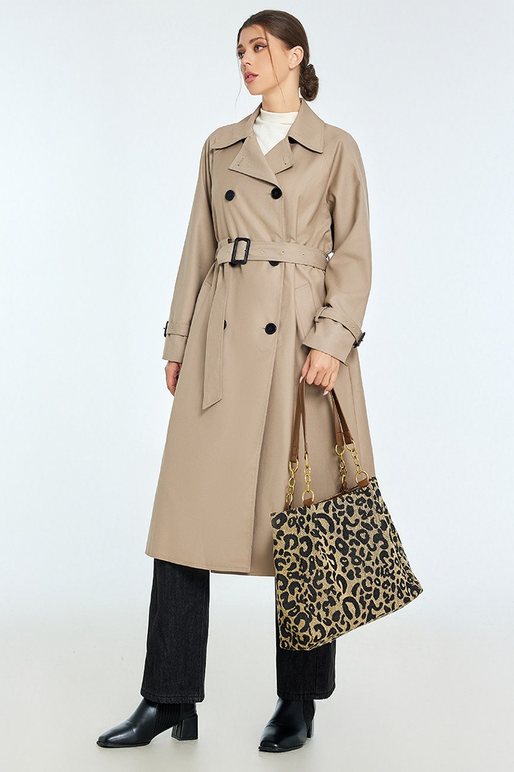 Petite Mid-Length Elegant Chic Overcoat
