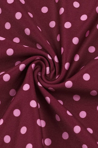 Backless Polka Dot Cami Maxi Dress