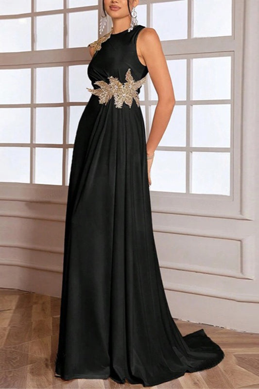 Sleeveless Bodycon Maxi Party Dress