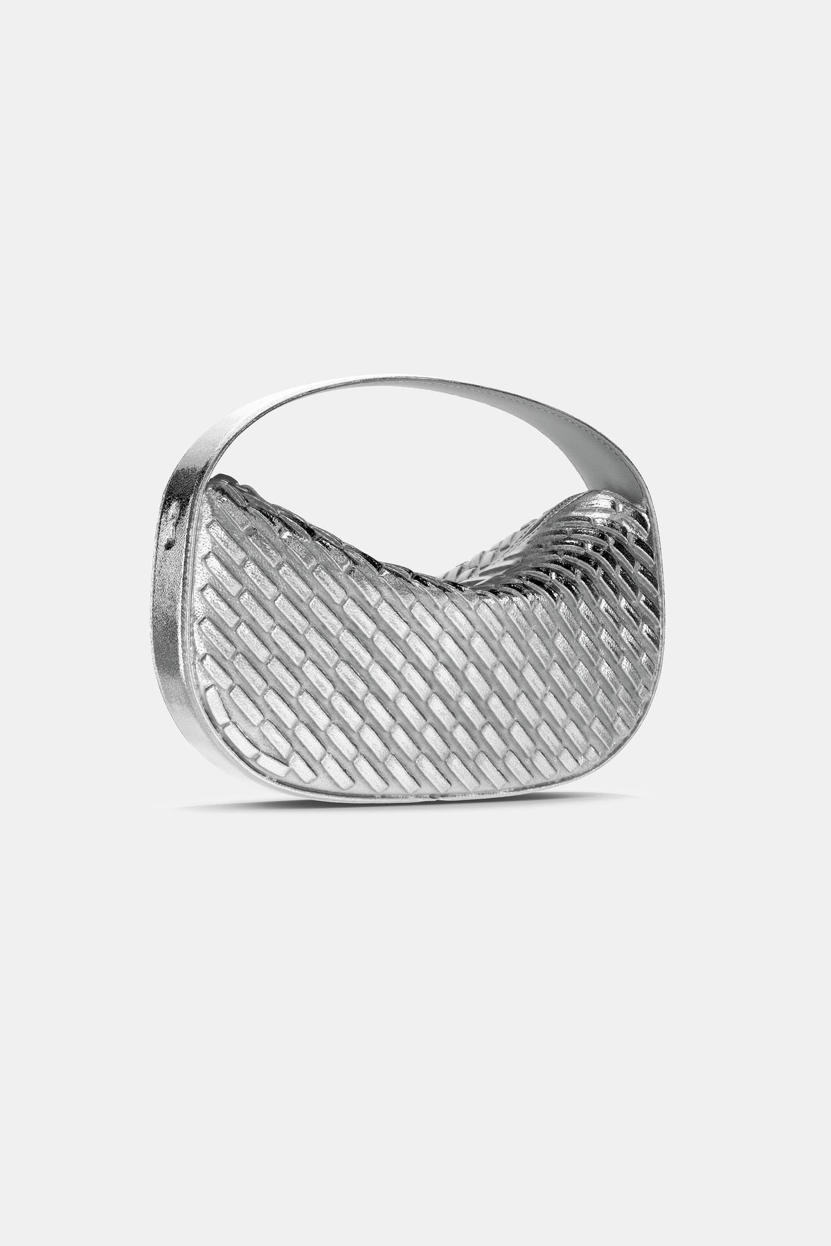 WOVEN EFFECT HANDBAG