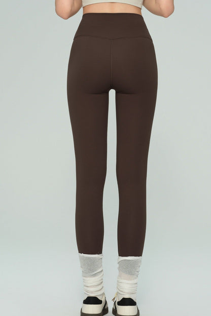 High-Waisted Fleece Lined Sculpting Leggings