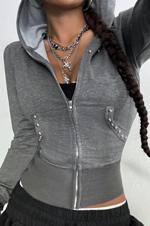 Retro Long Sleeve Hoodie