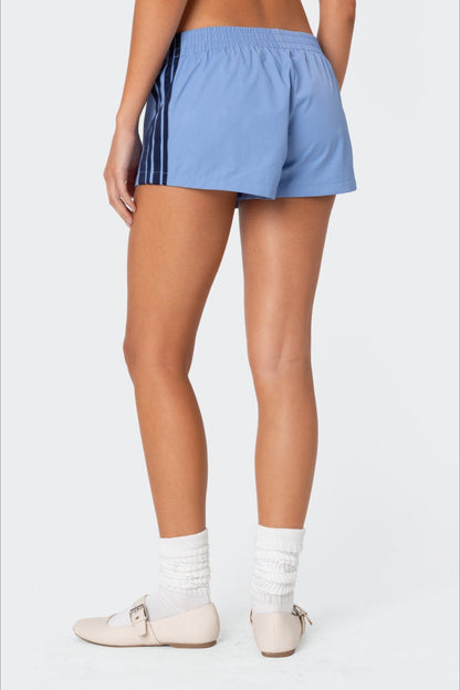 Elastic Waist Loose Fit Casual Athletic Shorts