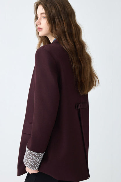 Elegant Mid-Length Office Blazer