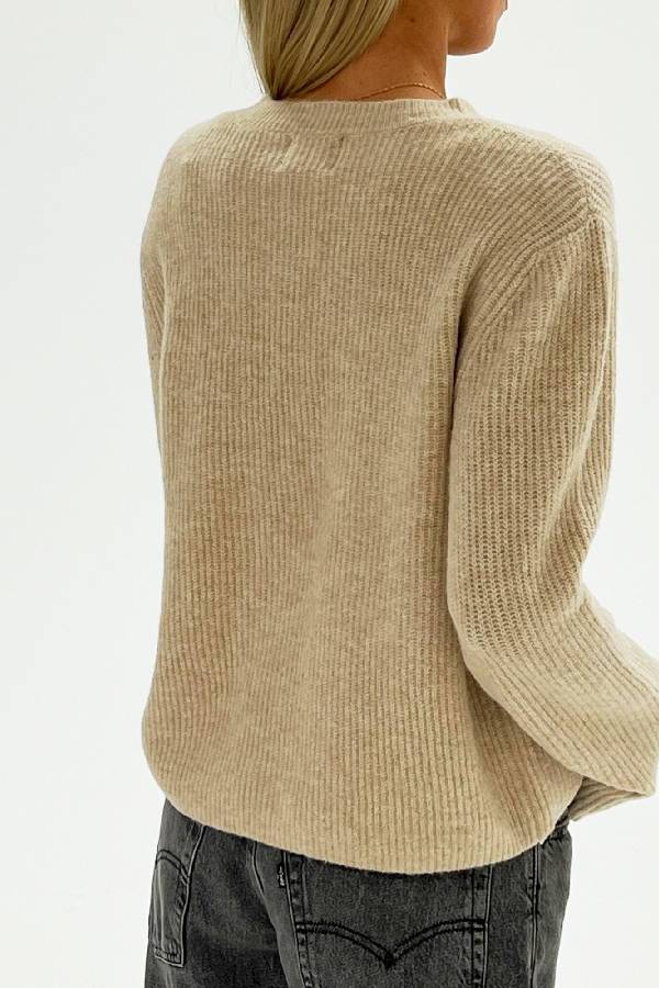 PCSILLY LS REV TIE KNIT NOOS BC
