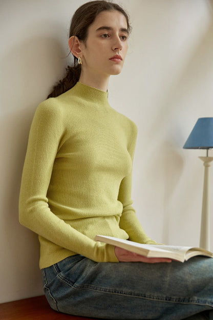 Thermal Slim Long Sleeve Knit Top