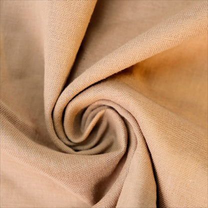 Minimal Cotton Double Layer Ruffle Trim Square Scarf