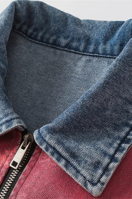 Casual Washed Denim Jacket