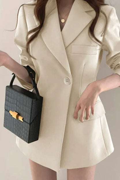 Elegant Pocket Office Blazer