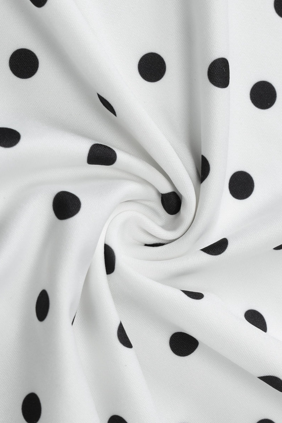 Polka Dot Asymmetrical Slim Fit Mini Dress