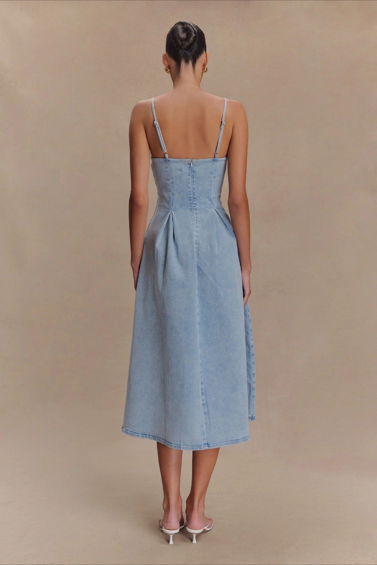Strapless Denim Dress