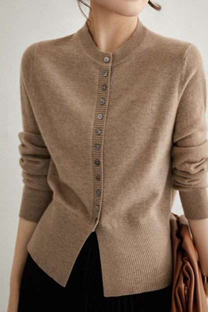 Slit Sleeve Soft Touch Cardigan
