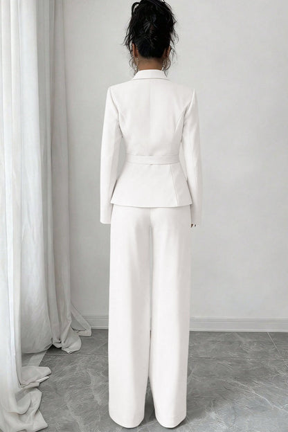 Long Sleeve Two Piece Blazer Pants Set