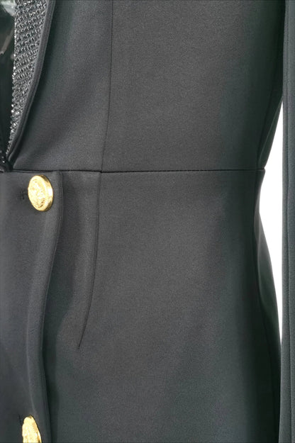 Hot Drilling Shawl Collar Blazer