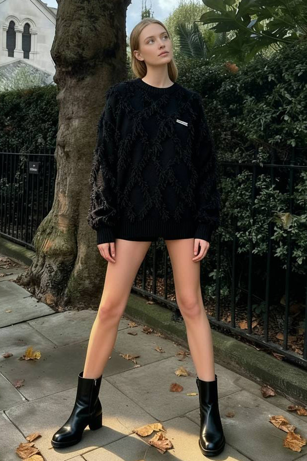 Fashion Vintage Stylish Fringe Casual Hoodie