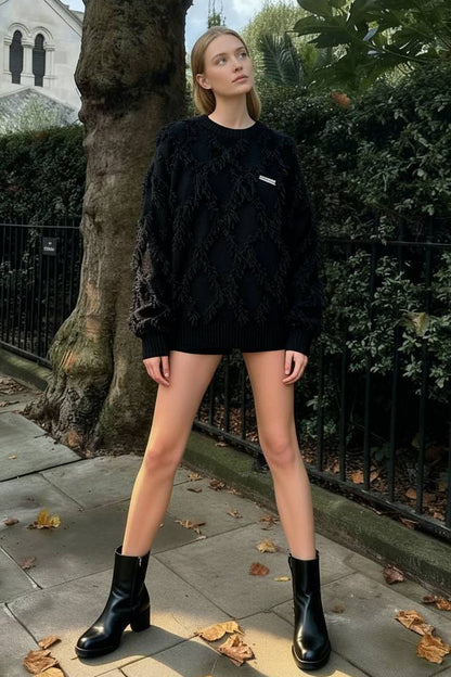 Fashion Vintage Stylish Fringe Casual Hoodie