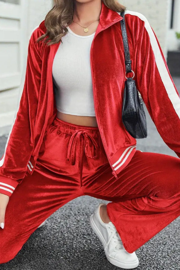 Casual Velvet Four Seasons Sportswear