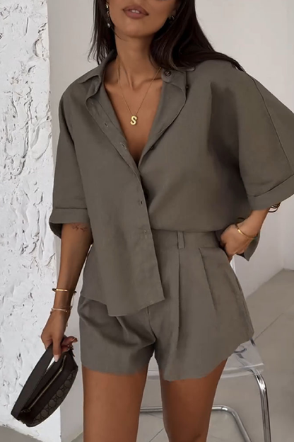 Daily Work and Casual Two-piece Set