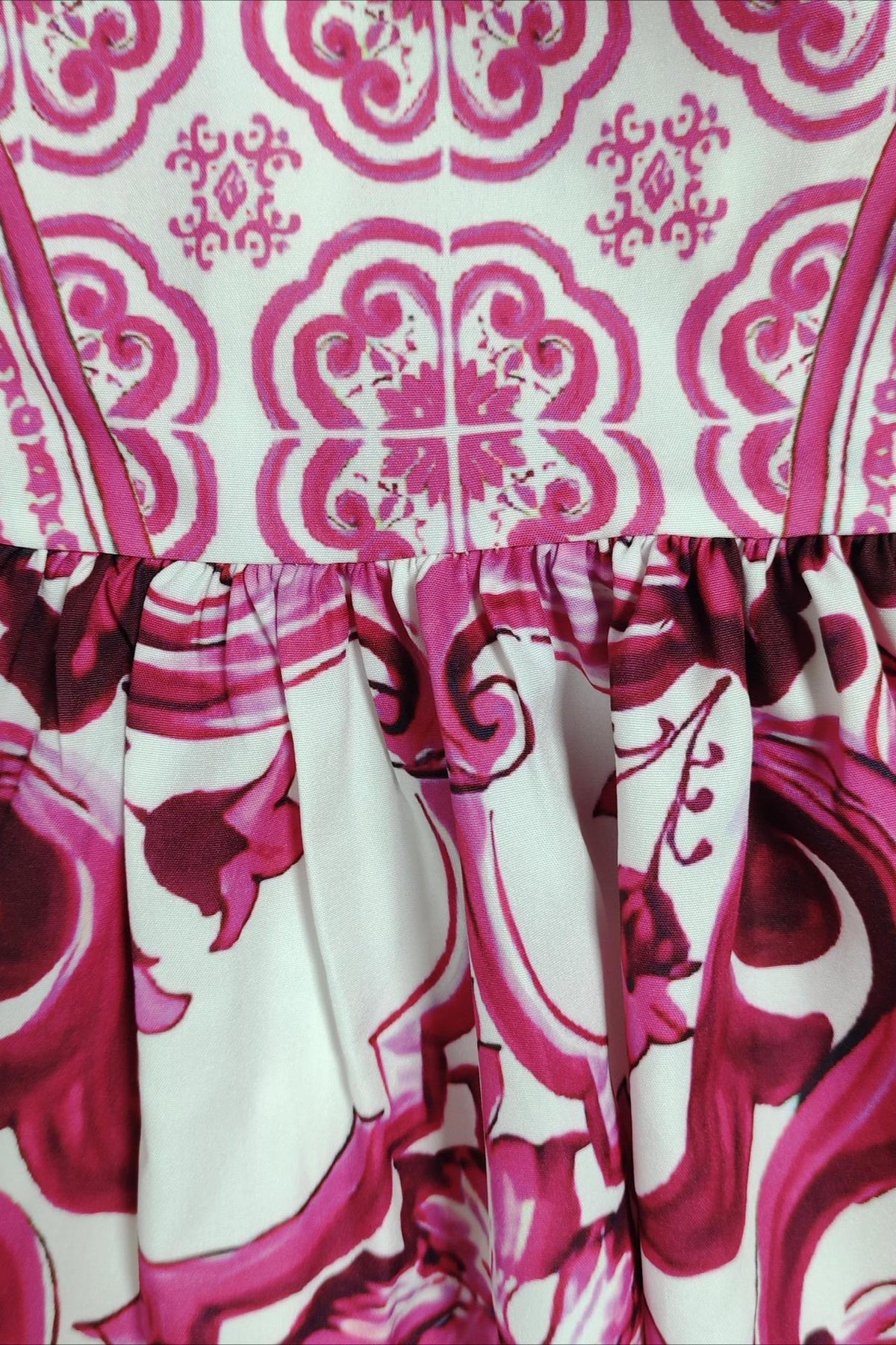 Ethnic Print Flowy Maxi Boho Dress