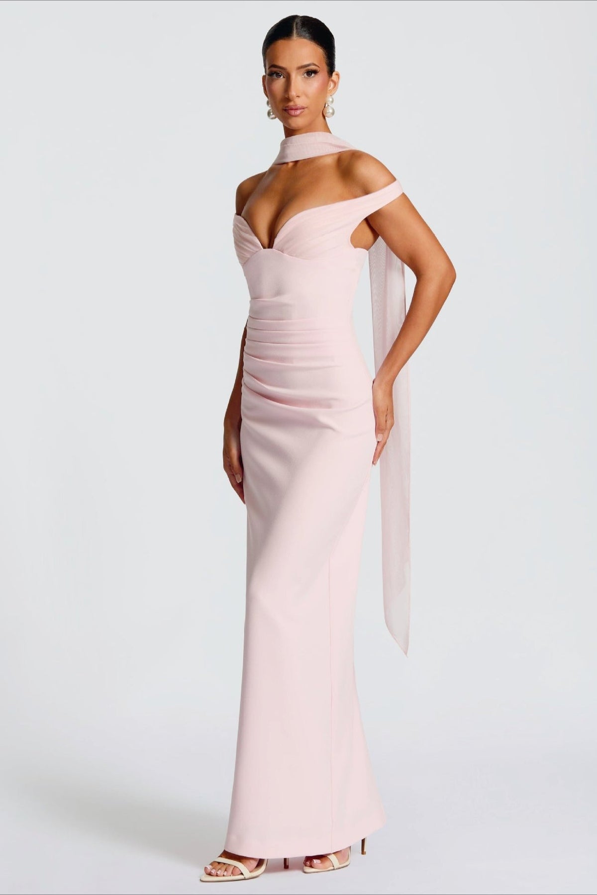 Stretch Off-Shoulder Bodycon Birthday Dress