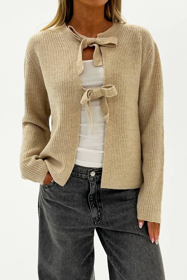 PCSILLY LS REV TIE KNIT NOOS BC