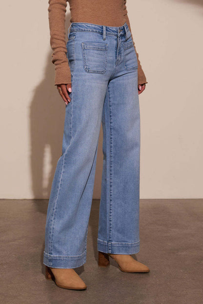 High Waist Wide Leg Vintage Jeans