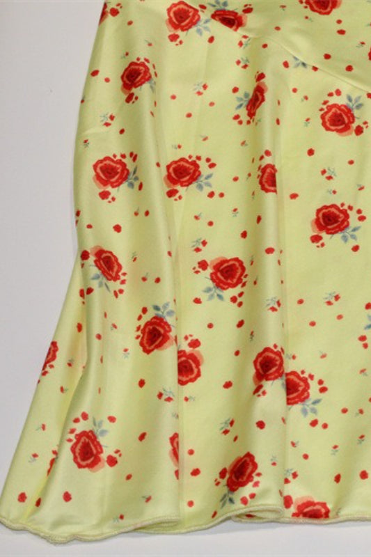 Cotton Strap Casual Maxi Floral Dress
