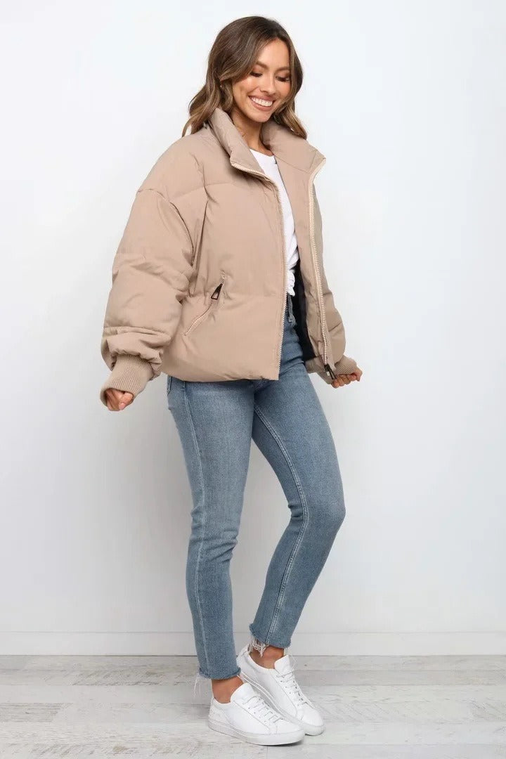 Flowy Insulated Puffer Jacket