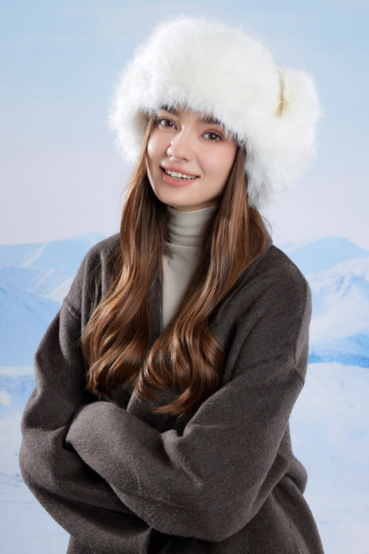 Fleece Lined Knit Trapper Hat