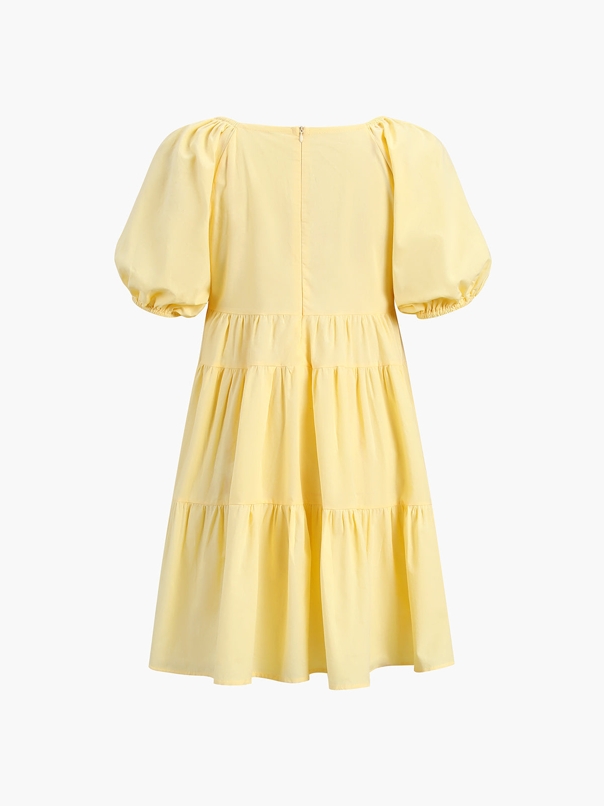 Sunshine Zippered Plunge Trendy Skater Short Dress