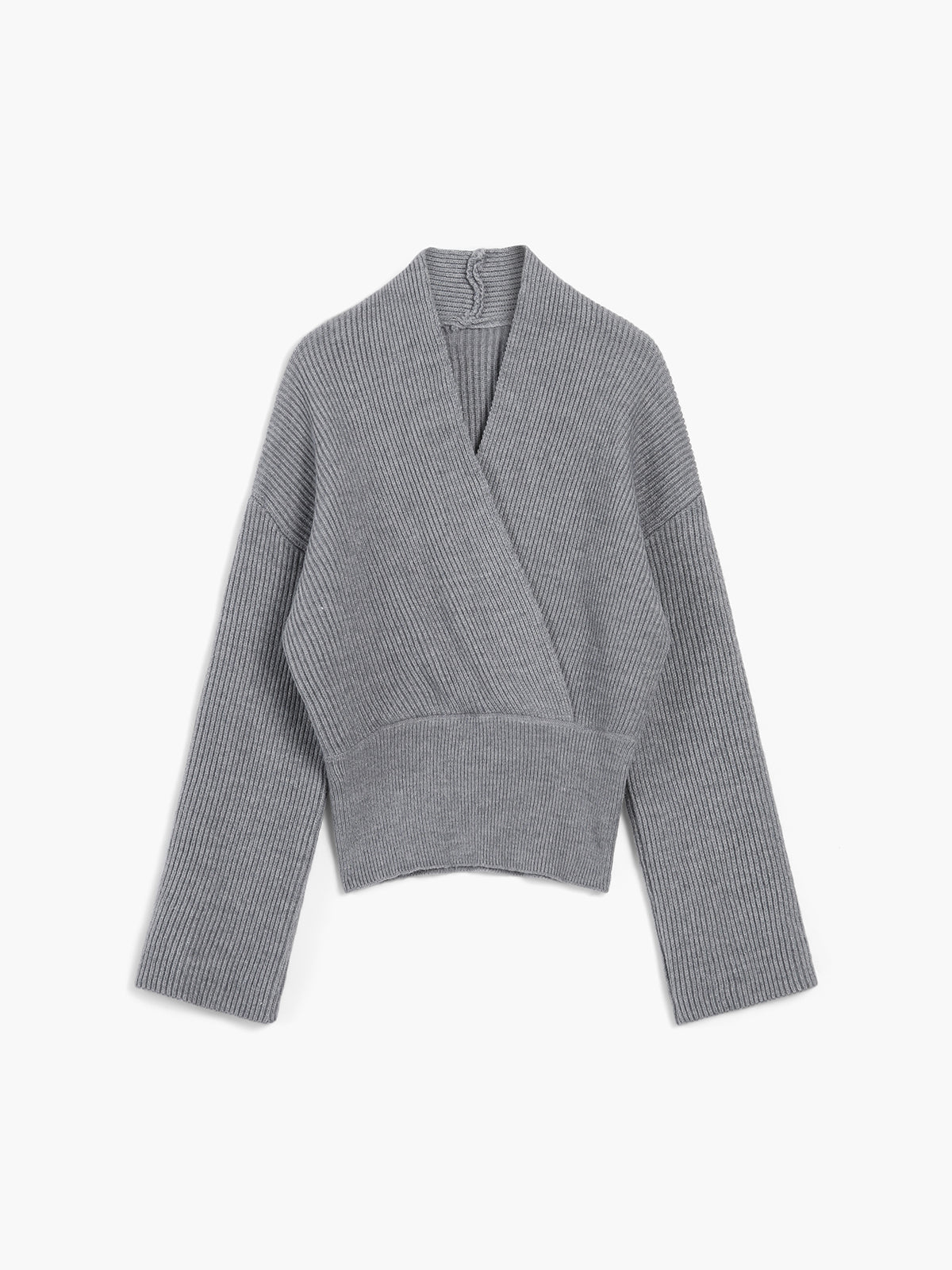 She's Effortless Graceful Wrap Sweater