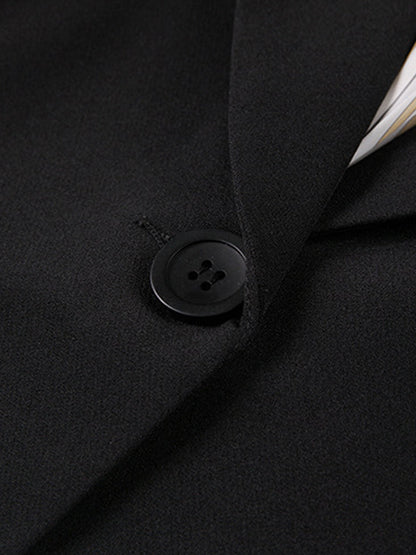 Mind My Graceful Business Crop Blazer